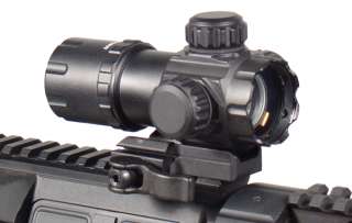 UTG Red Green Dot Rifle Scope Sight BLACK Tactical Gun Hunting Carbine 