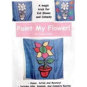    Paint my Flower Silk Magic Trick by Duane Laflin Toys & Games
