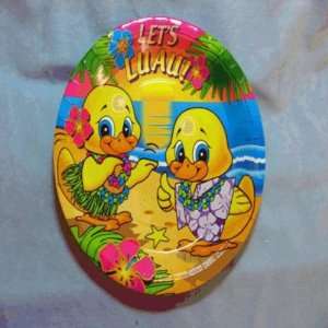  New   Luau Ducky Dinner Plates Case Pack 7 by DDI