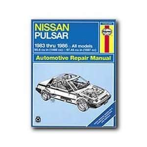  Haynes Nissan Pulsar (83   86) Repair Manual Automotive