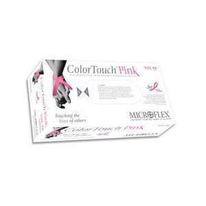 Small ColorTouch Pink Latex Gloves  Industrial 