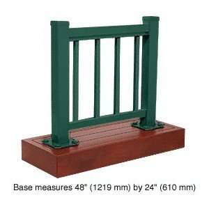  CRL Forest Green 100 Series Aluminum Picket Railing System 