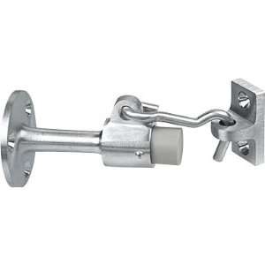 CRL Aluminum Wall Mounted Heavy Duty Door Stop with Hook and Holder by 