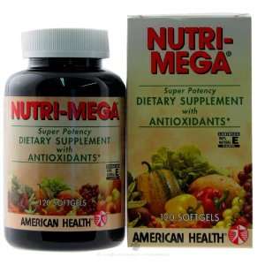 com American Health Multiple Vitamin & Mineral Formula Nutri Mega 120 