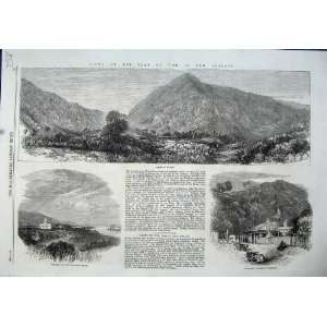   1864 War New Zealand Waikato Heads Village River Hills