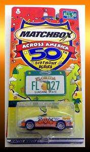 Matchbox Across America FLORIDA Chevy CAMARO SS Diecast 50th Birthday 