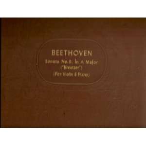  Beethoven Sonita No. 9, in a Major (Kreutzer)(for Violin 