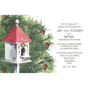  For the Birds, Custom Personalized Christmas Invitation 