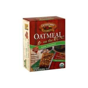 Country Choice Organic On The Run Oatmeal Bars, Apple Cinnamon, 9.8 