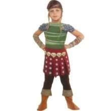 Children Girls How to Train your Dragon Astrid Costume PLUS 10 1/2 12 