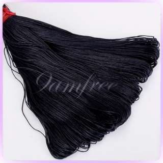 50m 1mm WAXED COTTON CORD Beading Strap String Thread  