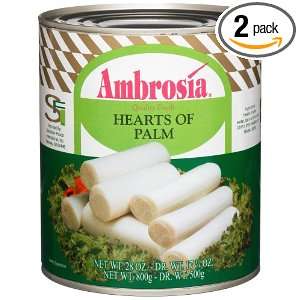 Ambrosia Hearts Of Palm, 28 Ounce Can Grocery & Gourmet Food