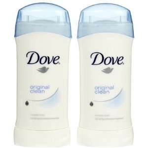  Dove Invisible Solid Deodorant, Original Clean 5.2 oz 