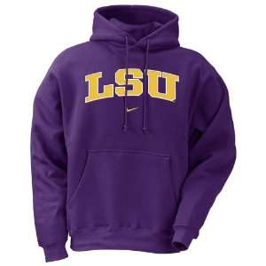  Nike LSU Tigers Purple Classic Hoody Sweatshirt (X Large 
