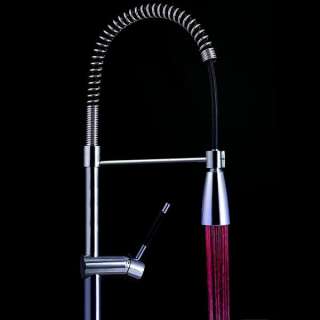   Temperature Sensor LED Faucet Light Water Glow Shower (blue red green