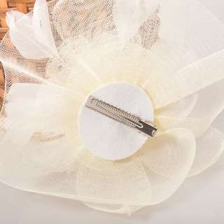 Wedding Party Headband Feather Fascinator Hair Accessories Handmade 
