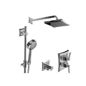 Riobel KIT#3EFLPN Â½ Thermostatic system with hand shower rail and 