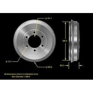  Bendix PDR0798 Brake Drum Automotive