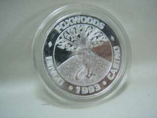 Foxwoods American Wildlife Series 1993 .999 Fine Silver  