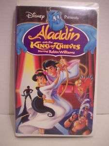 DISNEY Aladdin and the King of Thieves VHS Tape 786936460933  