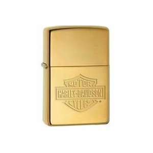   Davidson Bar & Shield High Polish Brass Lighter