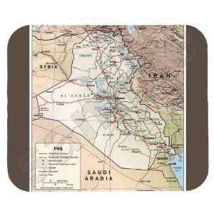  Iraq Map Mouse Pad
