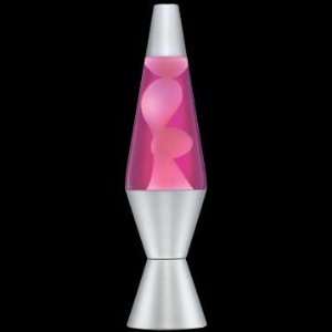  20oz Lava Lamp (White Wax / Pink Liquid)
