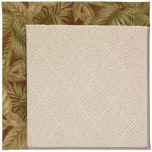  Capel Zoe White Wicker 875 Apricot 10 Square Area Rug 