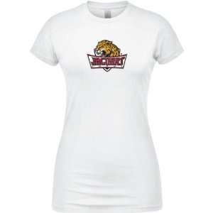  IUPUI Jaguars White Womens Logo T Shirt Sports 