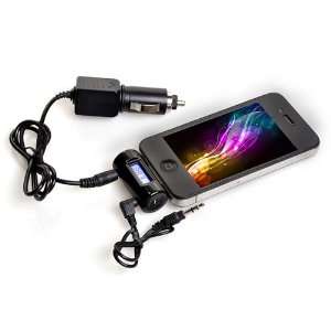 Transmitter w/ Car Charger for iPod nano video classic touch / iPhone 
