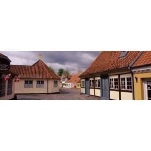 Cloud Over Houses, H C Anderson House, Odense, Fyn, Denmark Premium 
