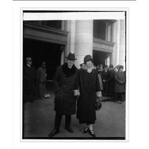  Historic Print (L) Amb. & Mme. Henri Berenger, 1/14/26 