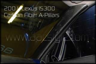 Lexus IS IS300 REAL Carbon Fiber JDM Interior A Pillars  