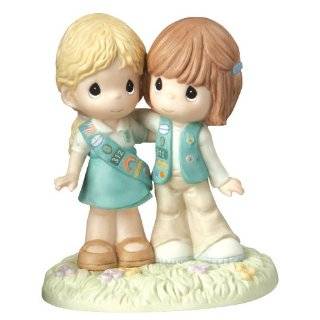  Precious Moments Figurine, Girl Scouting Brings Friends 