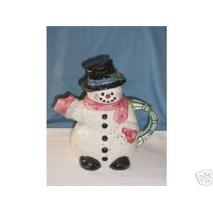  Snowman Teapot by Enesco 