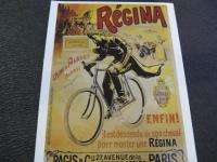   Regina vintage Bicycle Poster Print Paris Henri bike advertise  