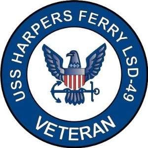  US Navy USS Harpers Ferry LSD 49 Ship Veteran Decal 
