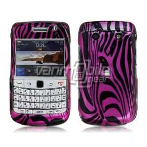  VMG Pink Black Zebra Face Design Hard 2 Pc Plastic Snap On 