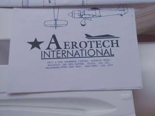 AEROTECH HAWKER SEA FURY radio control model airplane kit ENGLAND 