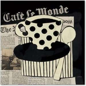  Cafe Le Monde Finest LAMINATED Print Avery Tillmon 10x10 