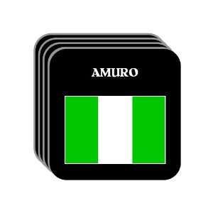  Nigeria   AMURO Set of 4 Mini Mousepad Coasters 