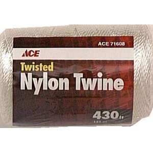 Twine, Twisted Nylon Seine Twine, White, #21 X 430 