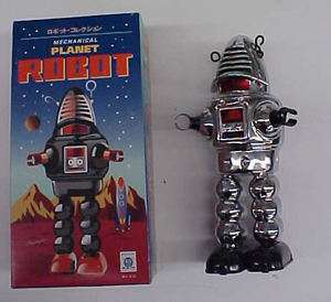 Mechanical Planet Robot 9 Wind Up Walks and Sparks  