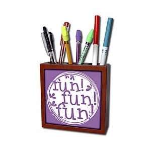  Anne Marie Baugh Fun Word Art   Purple Fun Word Art   Tile 