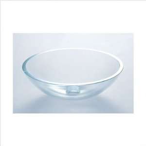   TP42 12L1F 17 quot Tempered Obscure Crystal glass vessel Crystal glass