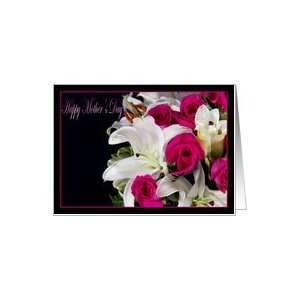  Happy Mothers Day Stargazer Lilies And Hot Pink Roses 