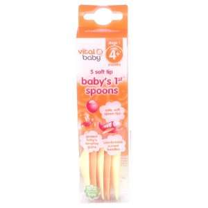  Vital Baby Unisex First Spoons 5 Pack   orange, one size 
