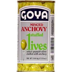 Goya Stuffed Olives with Anchovies  Grocery & Gourmet Food