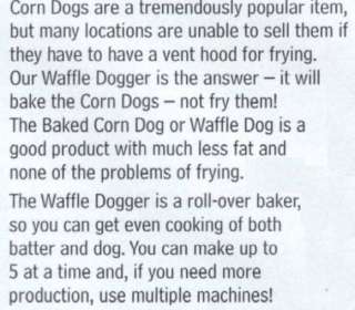 5044 Waffle Dog Baker   the baker with many uses  