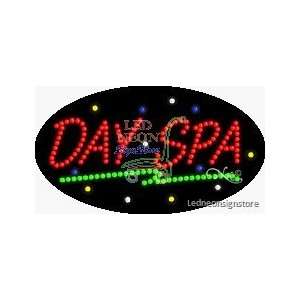 Day Spa LED Sign 15 inch tall x 27 inch wide x 3.5 inch deep outdoor 